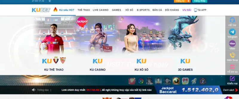 Kubet hợp tác với nhiều phát hành game nổi tiếng