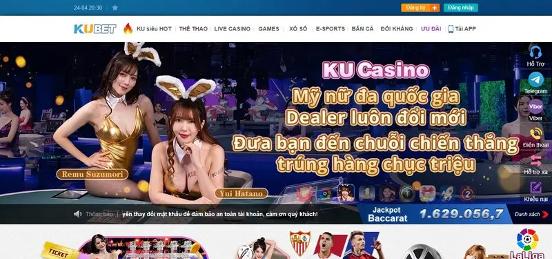 KUBET KU CASINO | ĐĂNG KÝ KUBET, ĐĂNG NHẬP KU 24/7