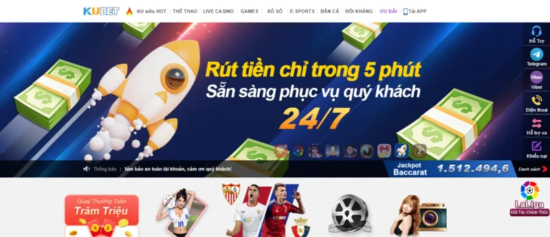 Kubet luôn hướng tới sự đổi mới trong mọi dịch vụ cá cược